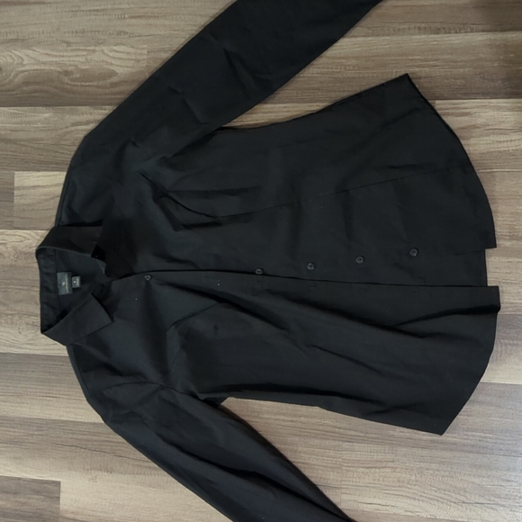 Worthington Button Up Black Dress Shirt - Picture 3 of 5